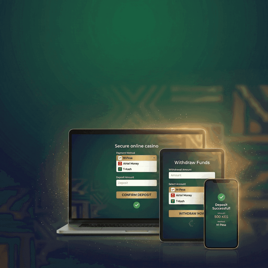 Mobile payment methods Kenya smartphone casino deposits M-Pesa