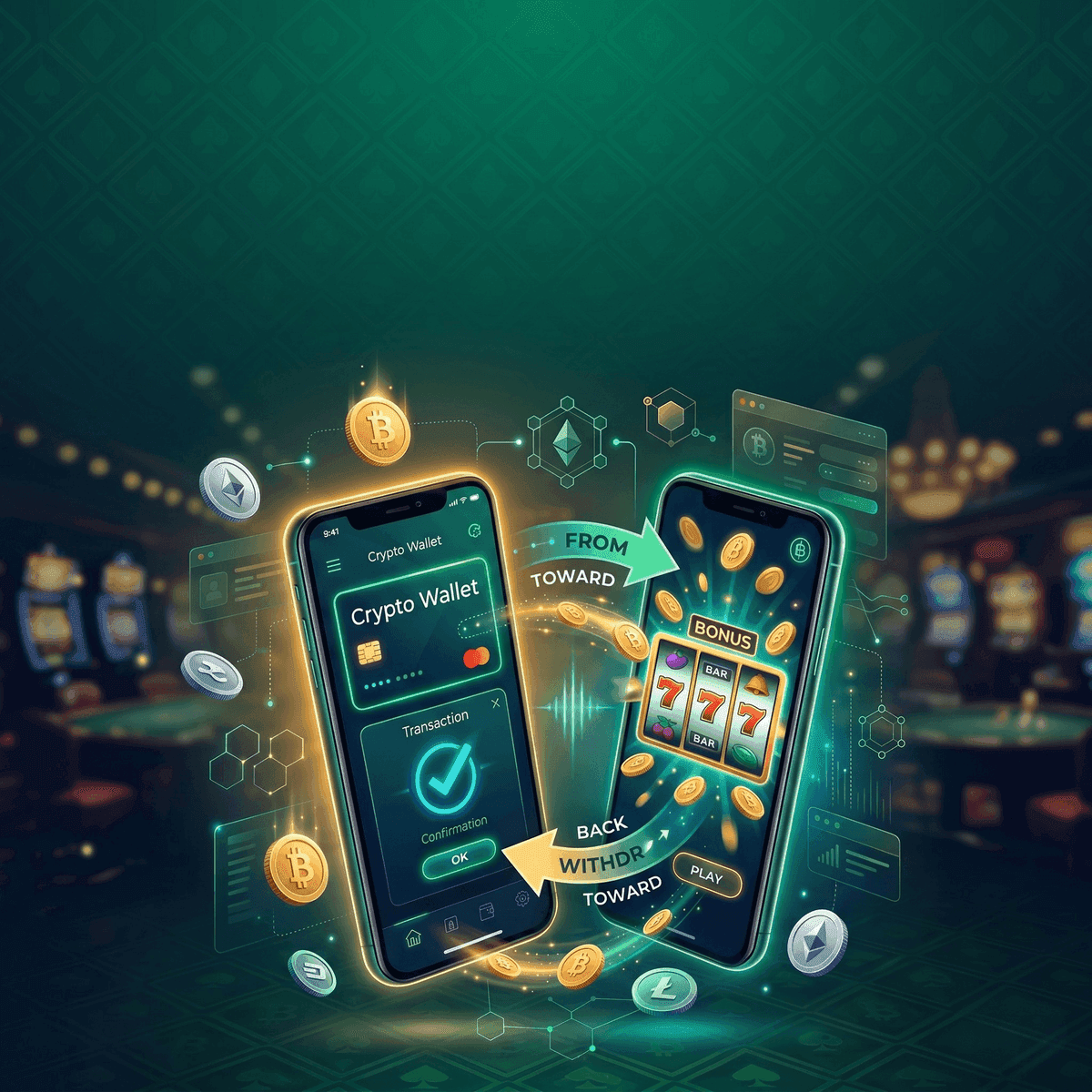Crypto casino Kenya smartphone Bitcoin USDT deposit