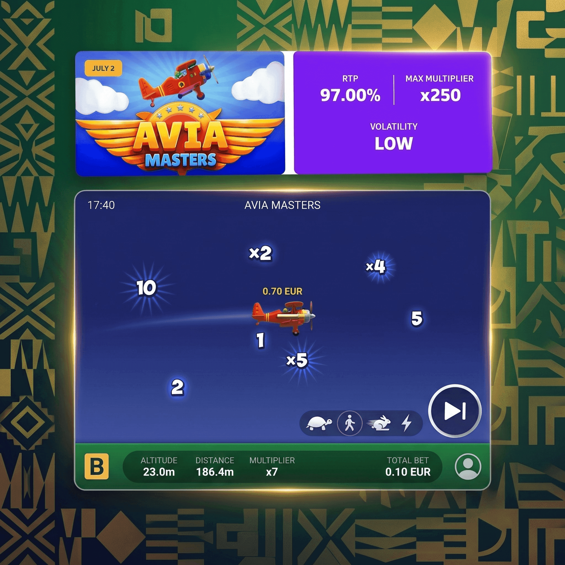 Aviamasters crash game mobile casino Ghana smartphone