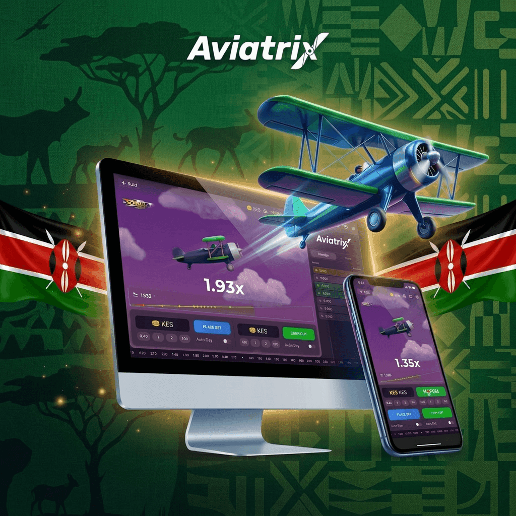 Aviatrix crash game mobile casino Kenya smartphone