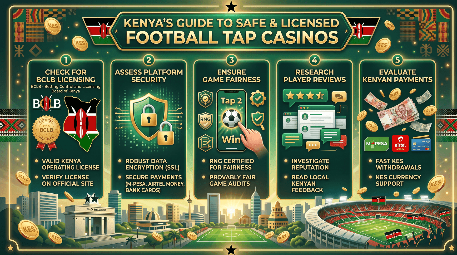 Football Tap casino Kenya 2026 M-Pesa Airtel Money cashout
