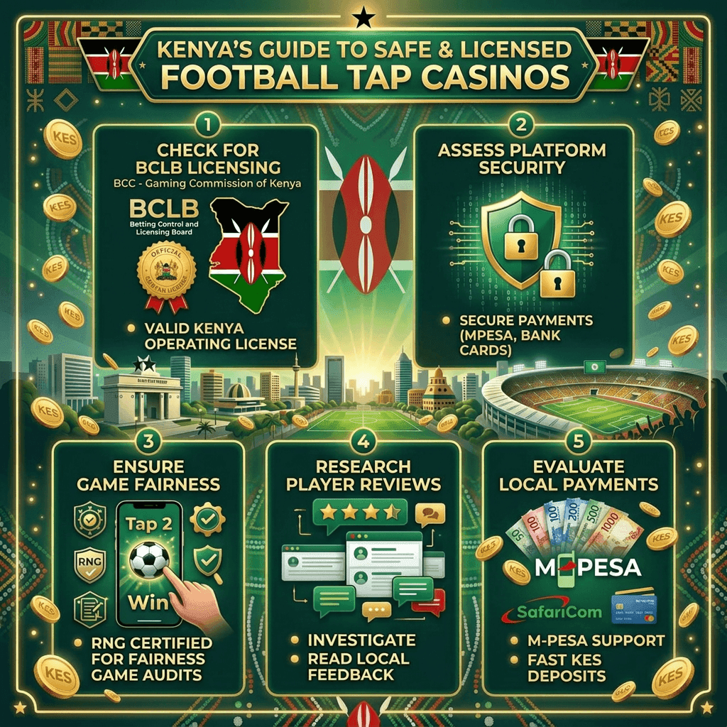 Football Tap sports arcade mobile casino Kenya smartphone