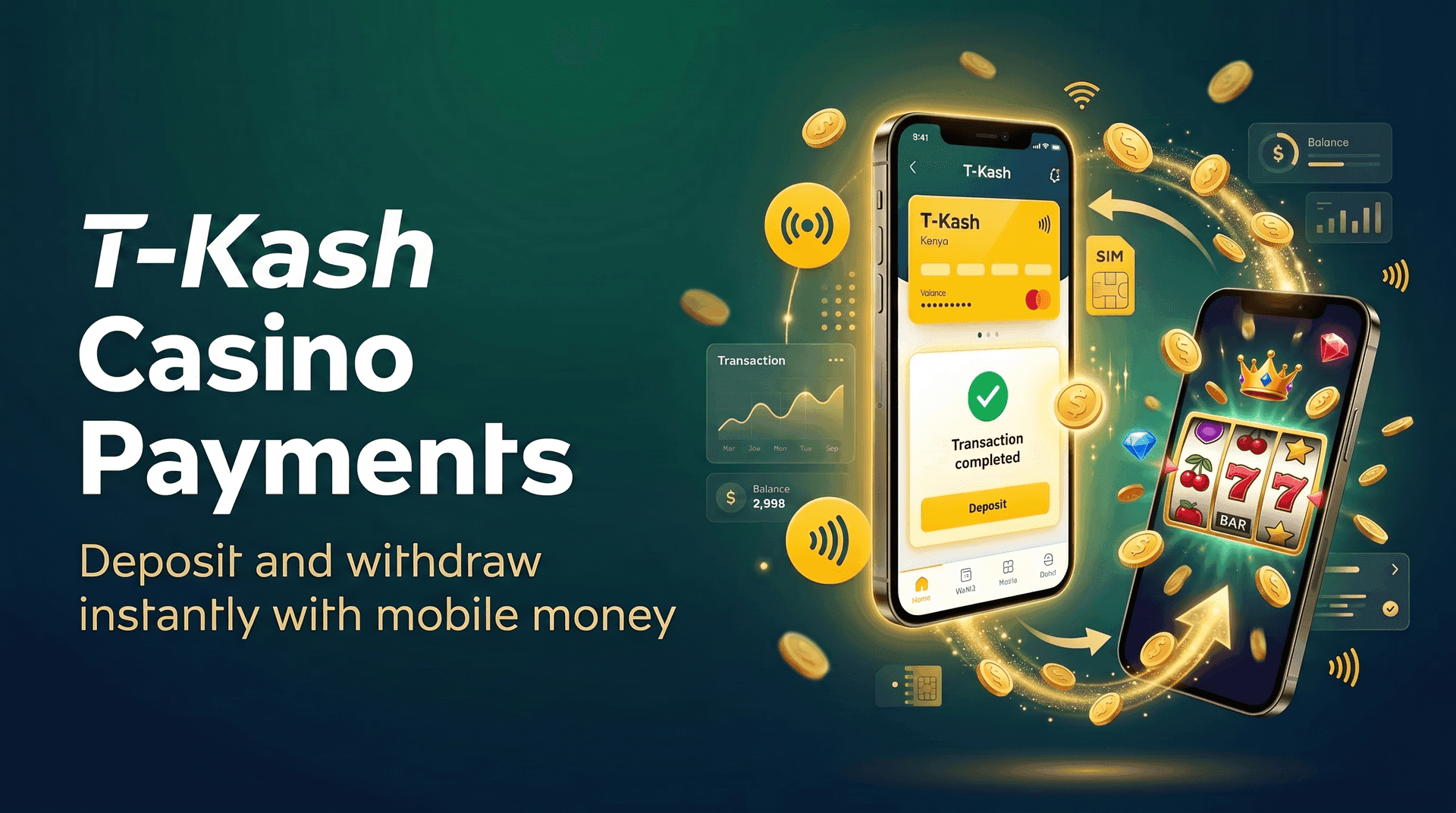 M-Pesa Airtel Money T-Kash Secure Payment shield logos Kenya