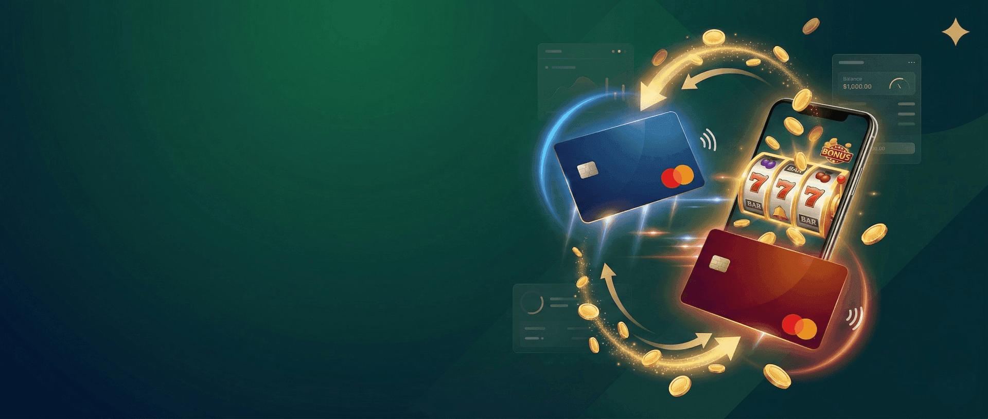 Visa Mastercard online casino Ghana bank card deposit withdrawal