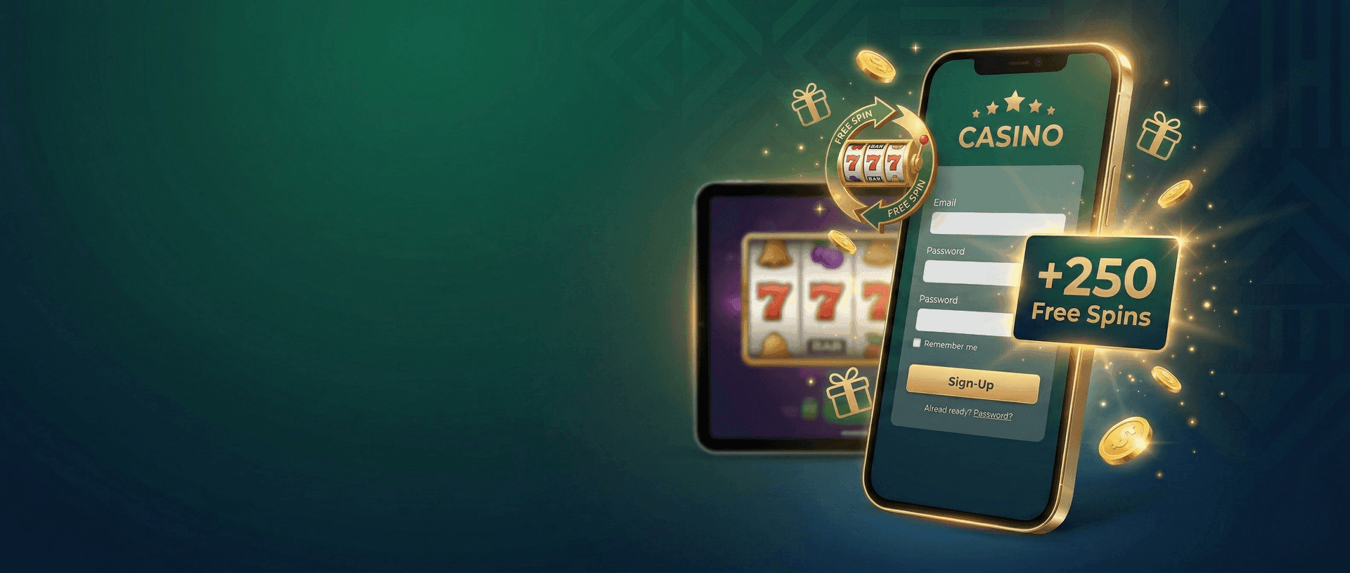 Best sign up bonus casino Ghana free registration offers real money platform