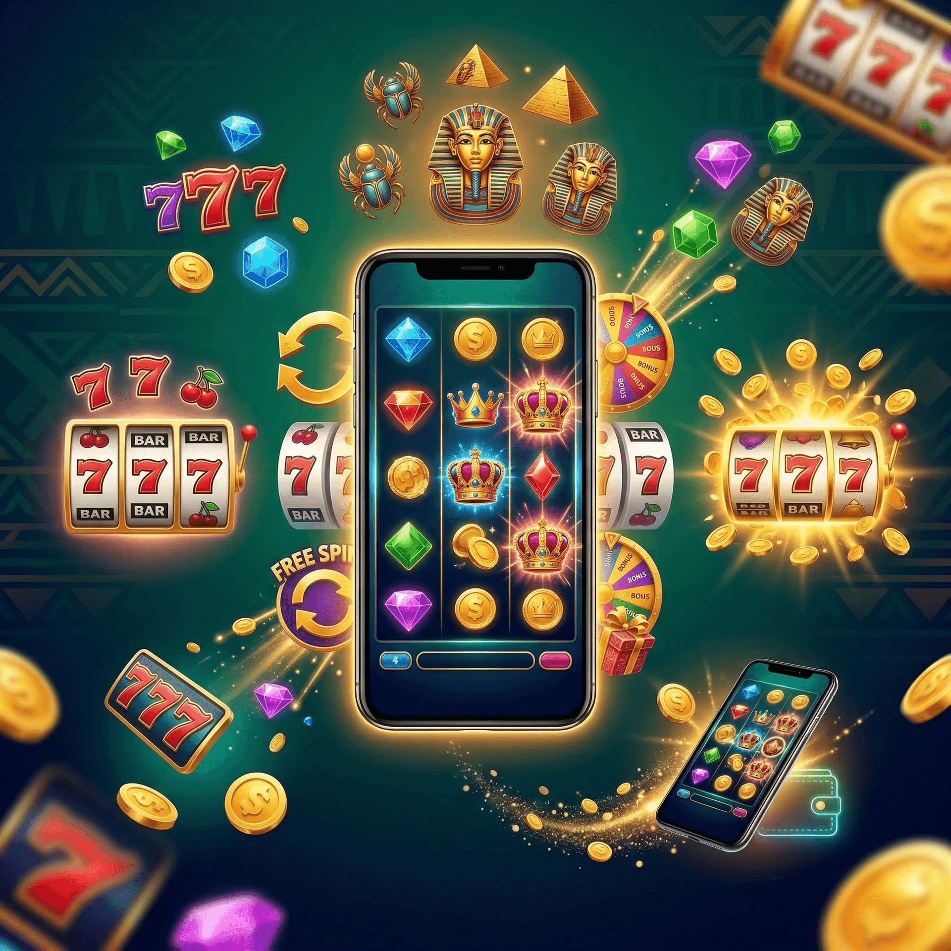 Mobile bonus round slots Ghana smartphone