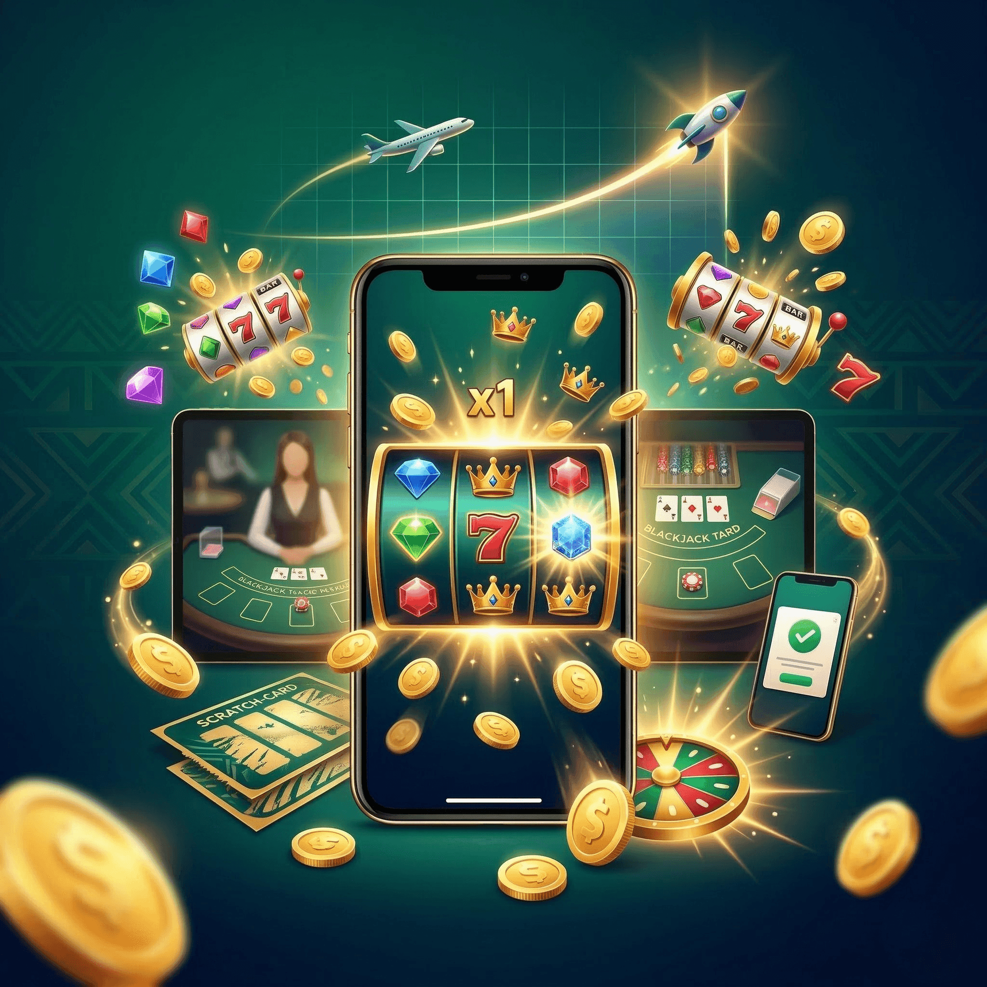 Mobile casino games Ghana smartphone real money gaming