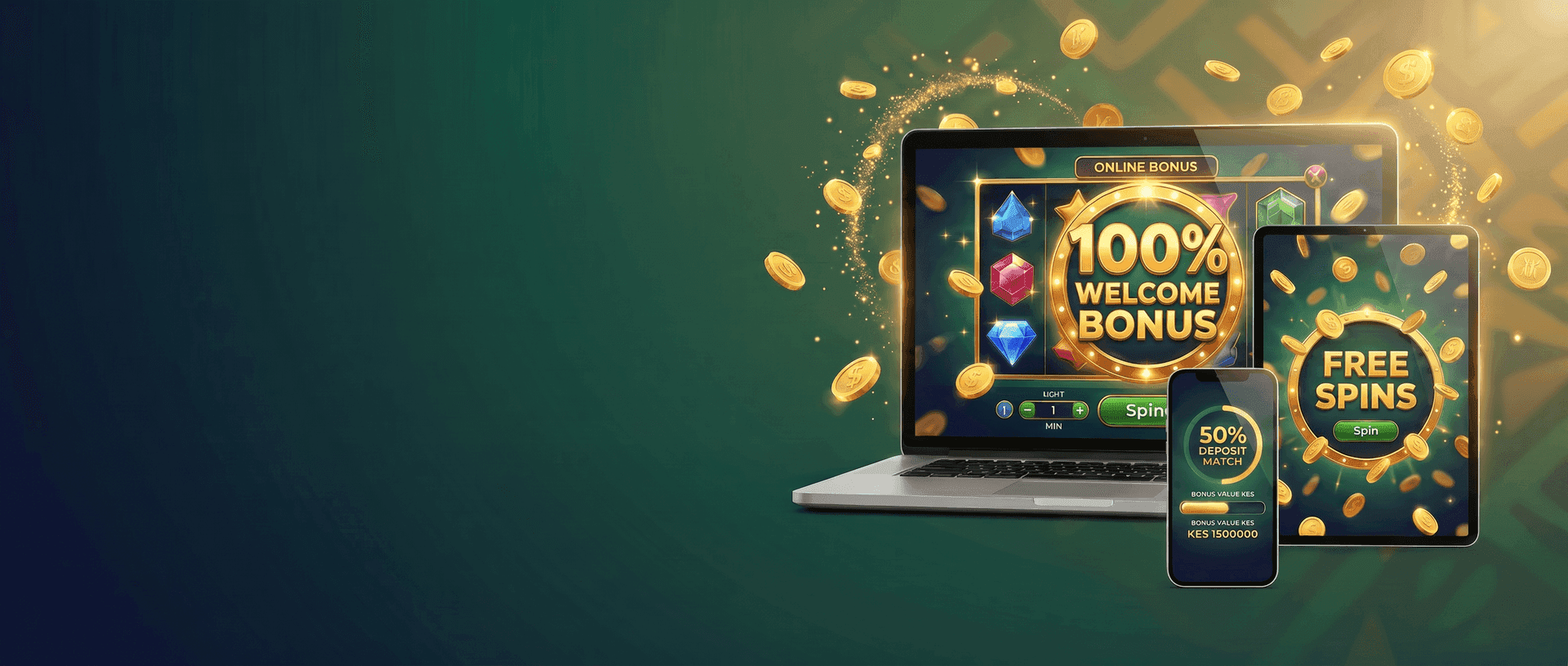 Best online casino bonus Kenya 2026 welcome offers real money platform