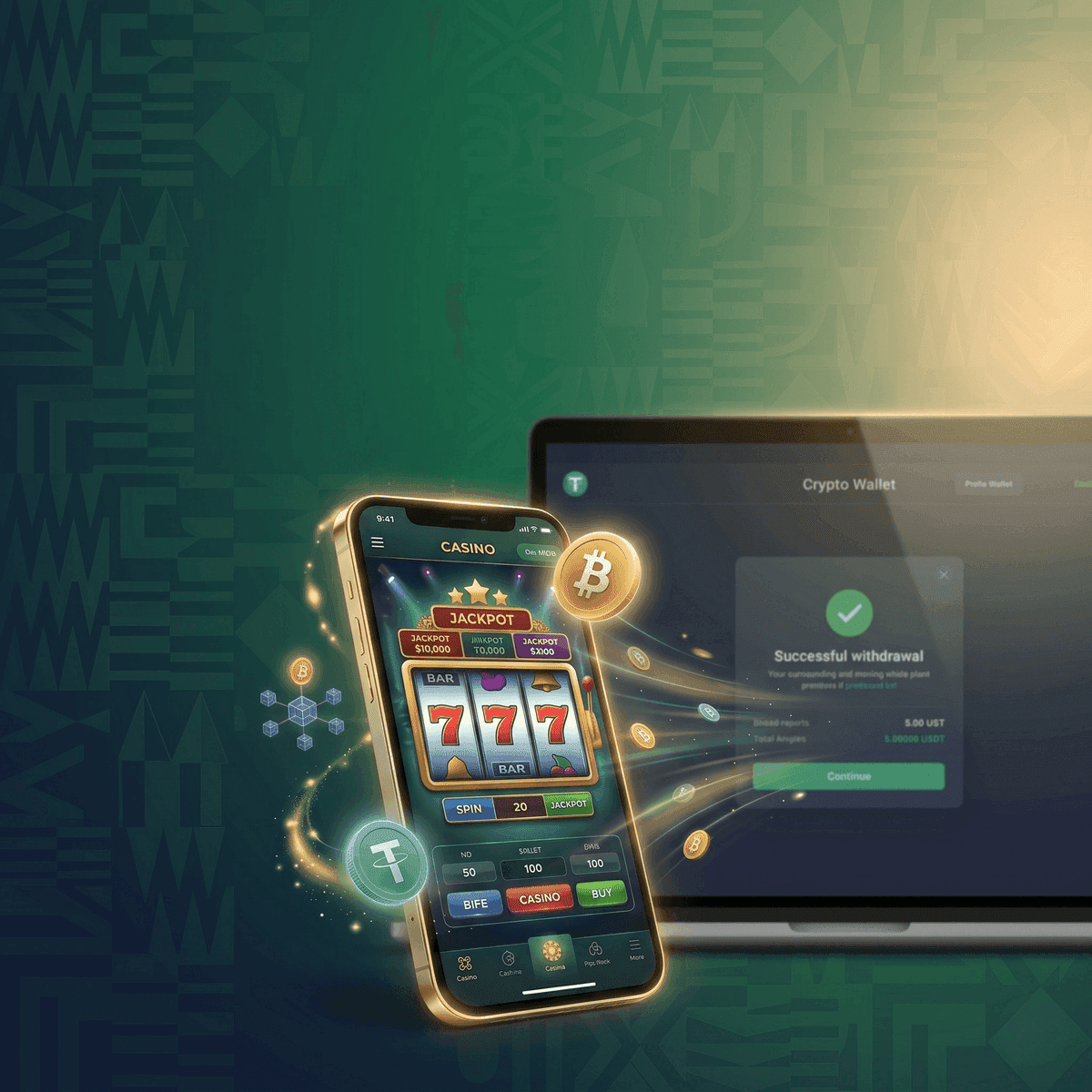 Crypto casino mobile Kenya Bitcoin USDT M-Pesa P2P